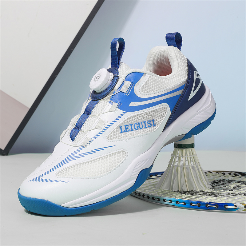 Table Tennis Basic - Couple Rotary Buckle Tennis Shoes Teenage
