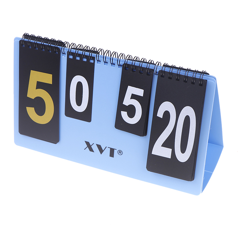 Table Tennis Scoreboard - XVT Waterproof Rigid Plastic Table Tennis