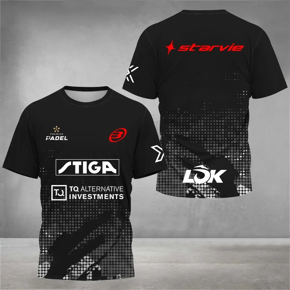 Table Tennis Jersey Butterfly - Multi Brand Sponsor Starvie Lok Stiga