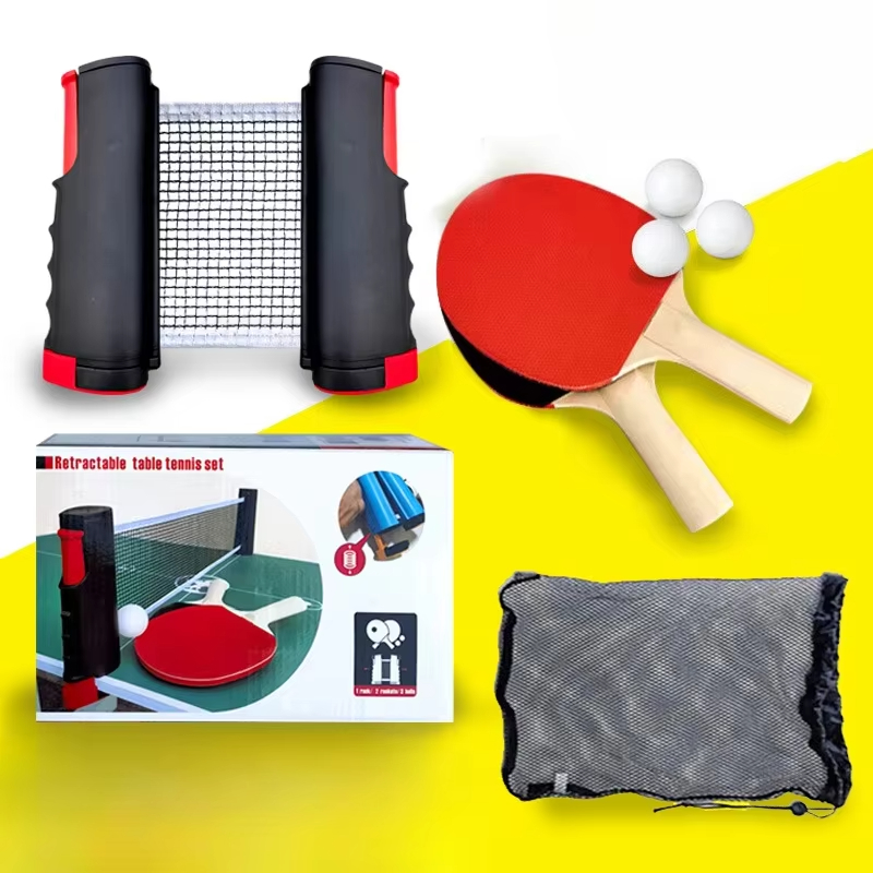 Table Tennis Net Set - Stretchable Pingpong Mesh Frame or Portable