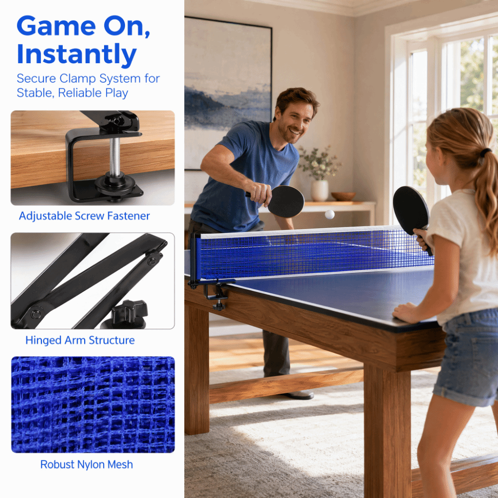 Nylon Table Tennis Net Metal A - Table Tennis Net Set review and price