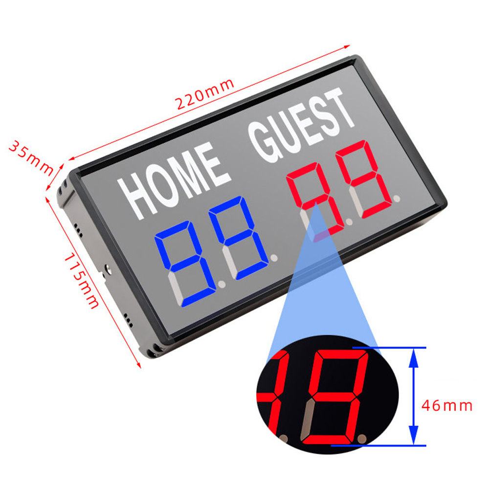 Portable 4 Digit LED Scoreboar - Table Tennis Scoreboard review and price
