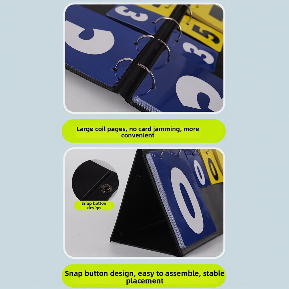 Black blue yellow Flip Scorebo - Table Tennis Scoreboard review and price