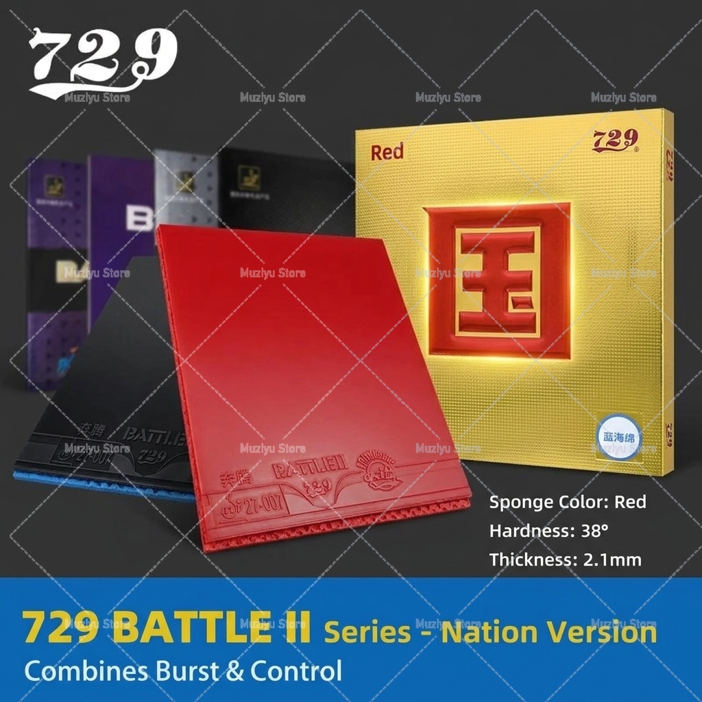 729 BATTLE 2 NATIONAL Blue Spo - Table Tennis Pro review and price