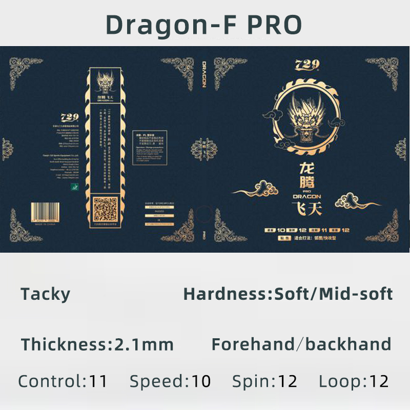 Friendship 729 Dragon F PRO L  - Table Tennis Pro review and price