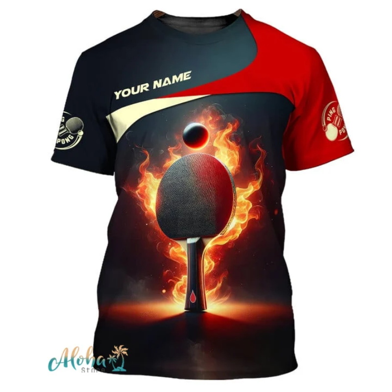Full Print Ping Pong Tshirts F - Table Tennis China review and price
