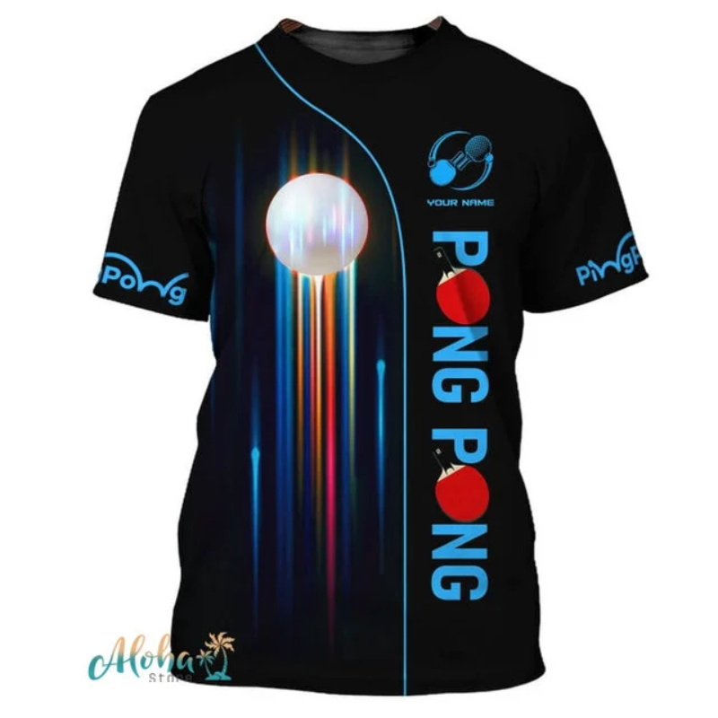 Full Print Ping Pong Tshirts F - Table Tennis China review and price